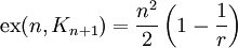 \mbox{ex}(n,K_{n+1})=\frac{n^2}2\left(1-\frac1r\right)