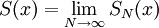 S(x)=\lim_{N\to\infty} S_N(x)
