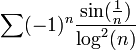 \sum (-1)^n\frac{\sin(\frac1{n})}{\log^2(n)}